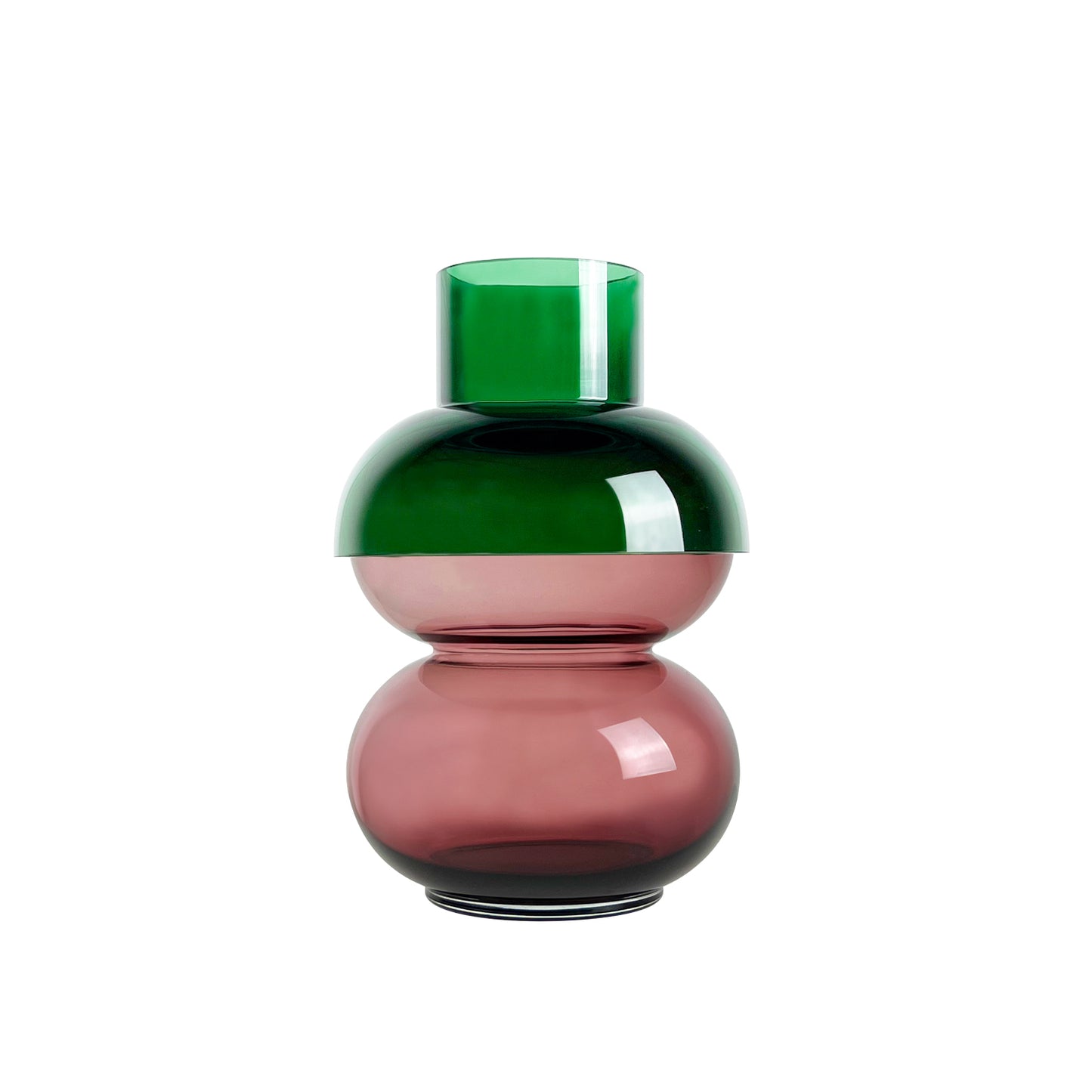 Cloudnola Enchanting Bubble Vase in Green and Pink
