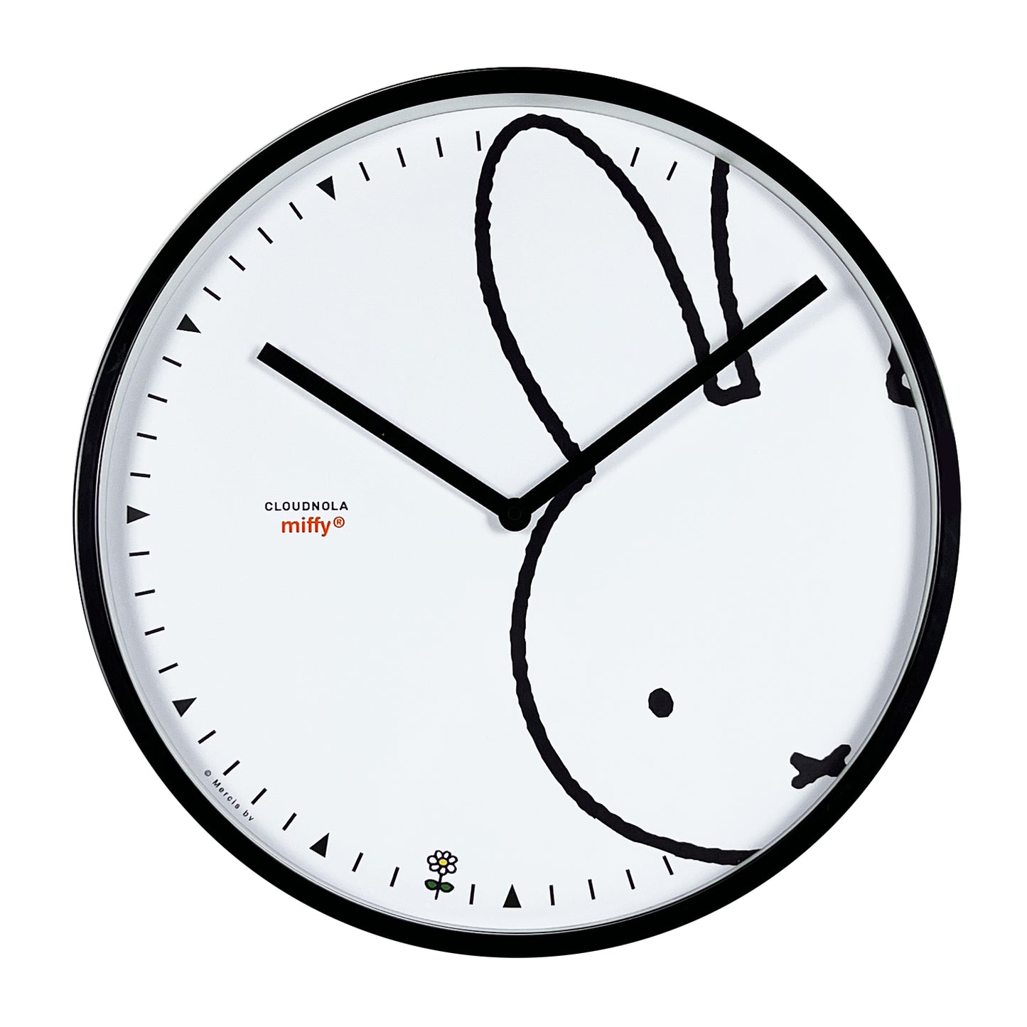Miffy Peek a Boo XL Wall Clock - Large Silent Timepiece - Playful & Grand
