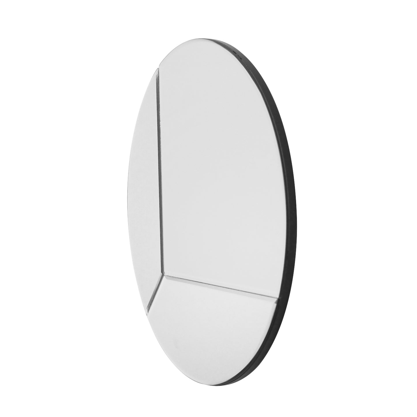 Reversible Round XL - Mirror - 55 cm (22 inches) - Beveled Mirror - Reflective Artwork