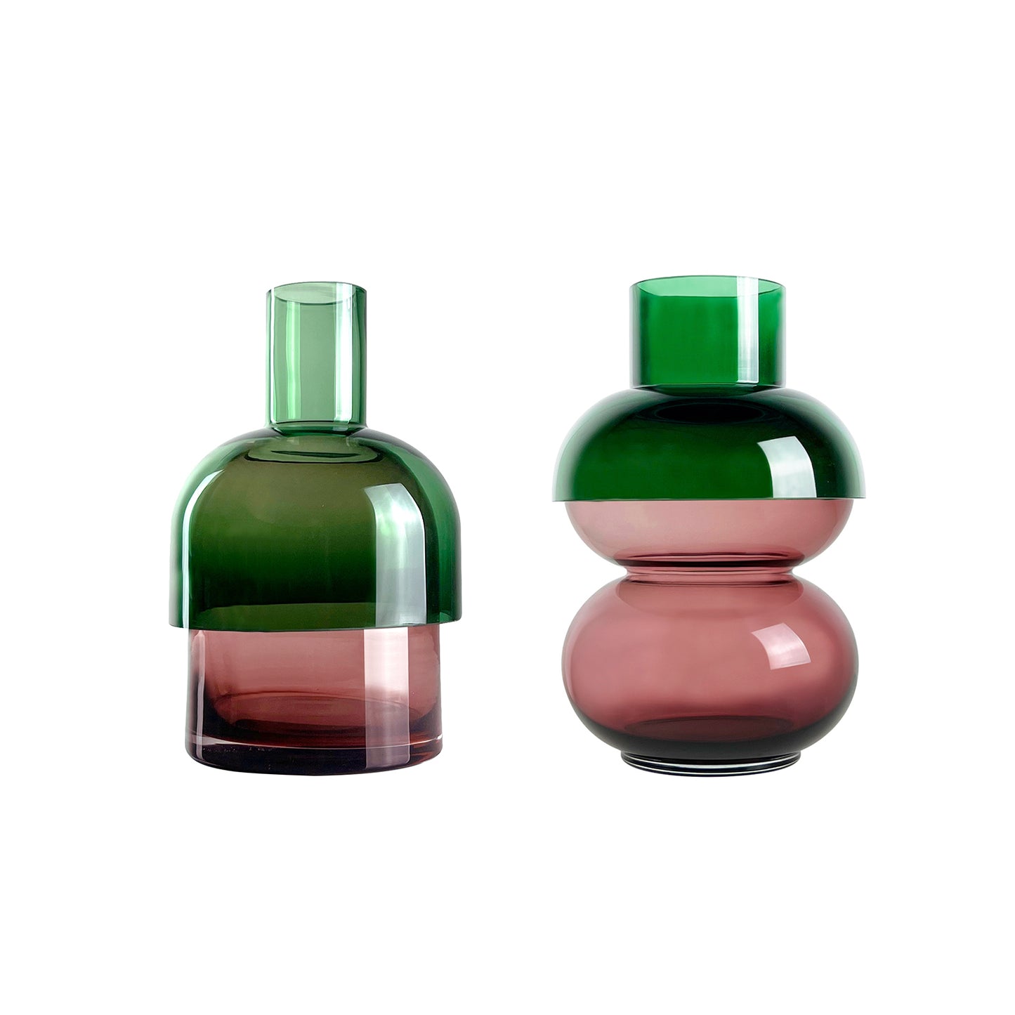 Fusion Red -Reversible Vases - Medium - SET