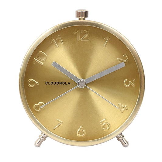 Glam Gold - Alarm Clock - Silent Mechanism - Premium Shine