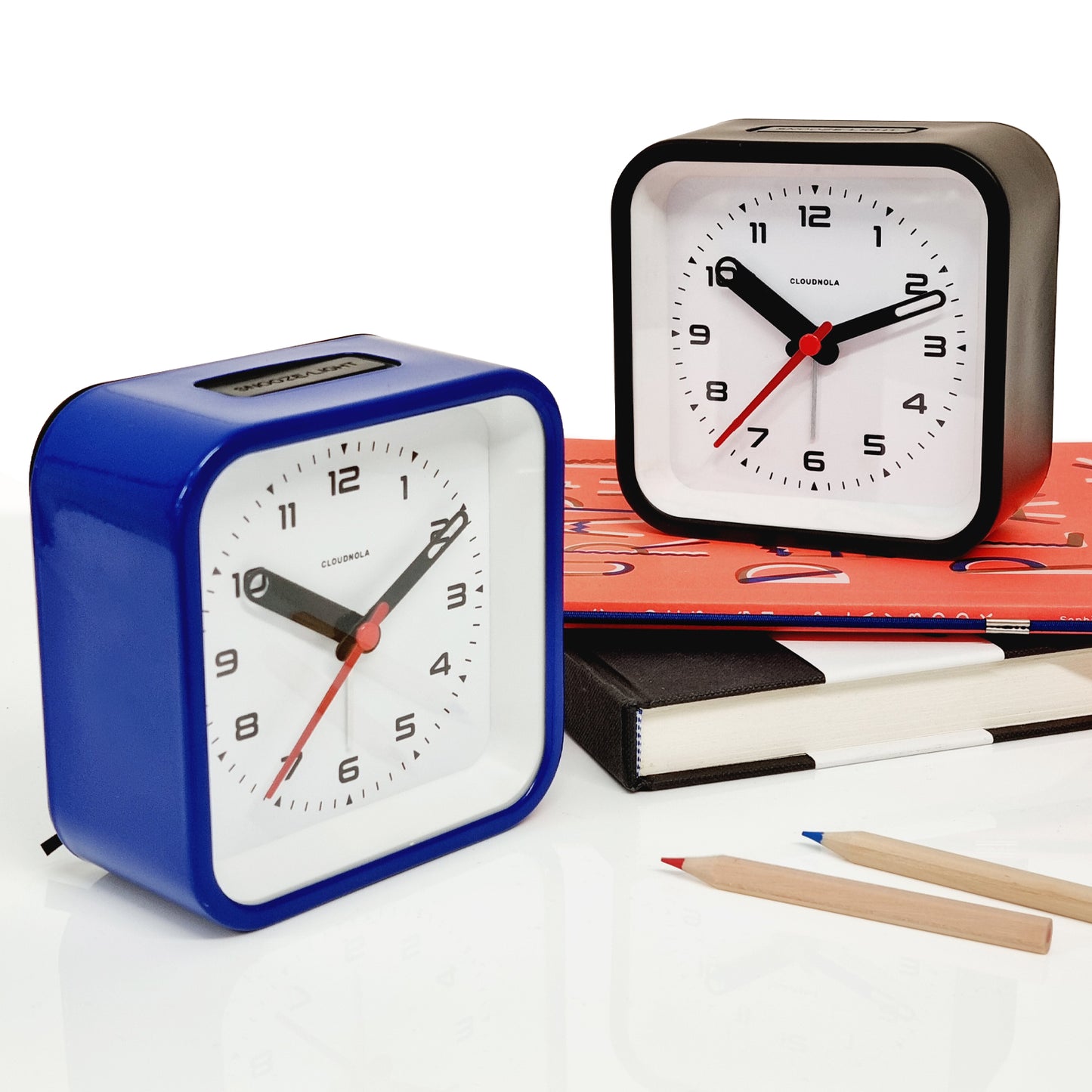 Railway Blue Alarm - Desk Clock